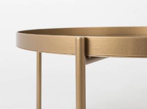 Zlatý Konferenční stolek Hanna 45 cm CUSTOMFORM