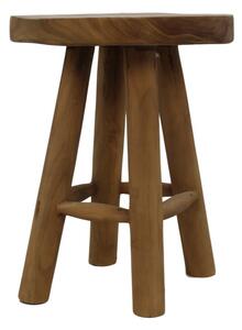 Stolička z neopracovaného teakového dřeva HSM collection Tool