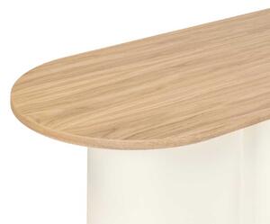 Béžový-104 Dřevený konferenční stolek Looi 115 × 50 × 37 cm NOO.MA