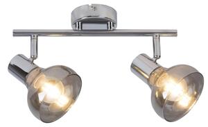Rabalux 5556 - Bodové svítidlo HOLLY 2xE14/40W/230V lesklý chrom