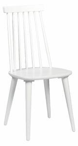 Bílá jídelní židle ze dřeva kaučukovníku Rowico Lotta