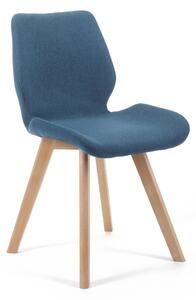 Avord Sada 4 čalouněných židlí SJ.0159 modrá