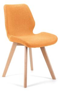 Avord Sada 4 čalouněných židlí SJ.0159 oranžová