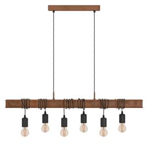 Eglo 49859 - Lustr na lanku TOWNSHEND 4 6xE27/60W/230V