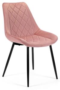 Akord Sada 4 čalouněných židlí SJ.0488 růžová
