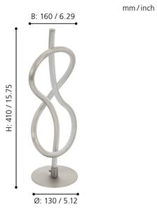 Eglo 97941 - LED Stolní lampa NOVAFELTRIA LED/10W/230V