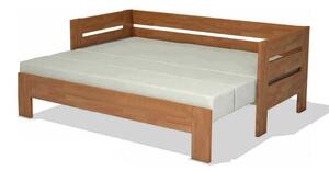 Dřevěná postel Flavio duo