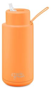 Frank Green Ceramic Neon Orange Straw Lid 1000 ml