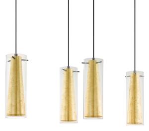 Eglo 97653 - Lustr na lanku PINTO GOLD 4xE27/60W/230V