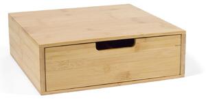 Andrea House, Bambusová dřevěná krabička se 4 přihrádkami na kapsle a čaj | hnědá