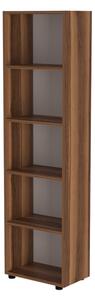 Regál LUVI 178 cm, ořech