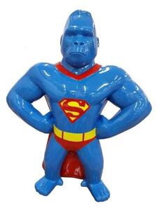 Dekorativní socha Gorila Kong L Superman 75 cm