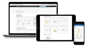 Sencor - Profesionální meteostanice s barevným LCD displejem 5V/1xCR2032 Wi-Fi