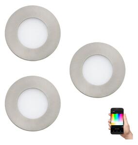 Eglo 32882-SADA 3x LED RGB Stmívatelné podhledové svítidlo FUEVA-C LED/3W/230V