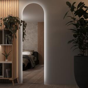 Atypické zrcadlo s LED osvětlením G9