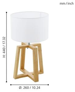 Eglo 97516 - Stolní lampa CHIETINO 1 1xE27/60W/230V