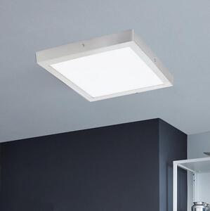 Eglo 97265 - LED Stropní svítidlo FUEVA 1 1xLED/25W/230V stříbrná hranatý