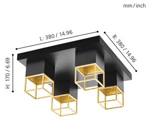 Eglo 97731 - LED Přisazený lustr MONTEBALDO 4xGU10/5W/230V