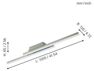 Eglo 55971 - LED RGBW Stm. stropní svítidlo FRAIOLI-C LED/34W/230V m. chrom+DO