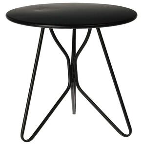 DekorStyle Odkládací stolek May 30 cm černý