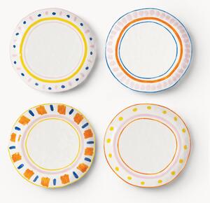 Sada sňídaňových talířů z porcelánu Boavista, 4 díly