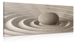 Obraz meditující kámen - 100x50 cm