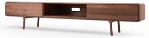 TV stolek Fawn lowboard 2 drawers walnut