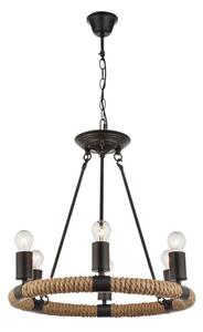 GLOBO 69029-6 - Lustr na řetězu ULLEU 6xE27/40W/230V