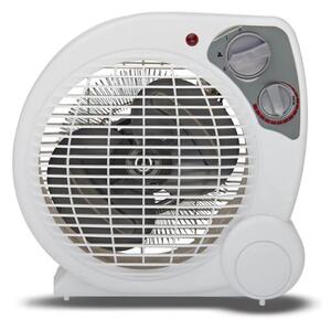 Ventilátor s topným tělesem ZEFIR 1000/2000W/230V bílá