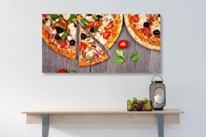 Obraz pizza - 100x50 cm