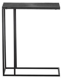 Černý Odkládací stolek Maatje 60 × 50 × 32 cm WOOOD