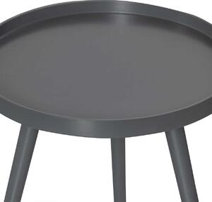 Šedý Dřevěný konferenční stolek Sasha ø 41 × 40,5 cm WOOOD