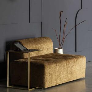 Zlatý Odkládací stolek Bend Over 55 × 45 × 35 cm BEPUREHOME