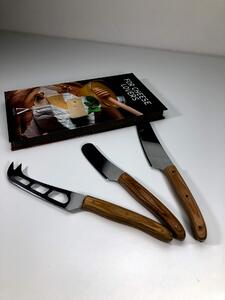 Nože na sýr CC17007, 3ks | nerez