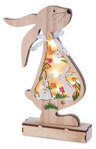 Jarní dekorace zajíc s LED