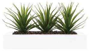 DekorStyle Umělá Aloe Vera v květináči Grassy