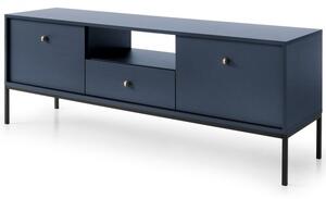 Piaski TV stolek Mono 153 cm tmavě modrý