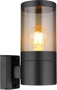 Globo Lighting Xeloo venkovní nástěnné svítidlo 1x60 W černá-kouřová 32014BS