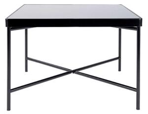 LEITMOTIV Černý příruční stolek Smooth 60 x 40 cm