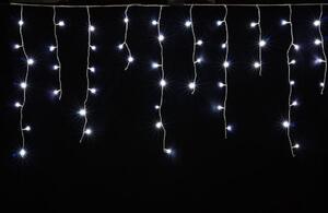 Vnitřní LED vánoční závěs - studená bílá, 8 programů, 3m, 100 LED, propojovatelný