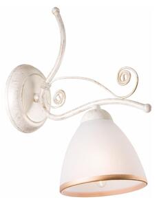 Nástěnná lampa RETRO II 1xE27/60W/230V bílá patina