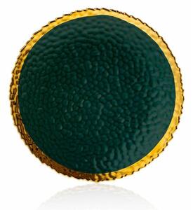 DekorStyle Keramický talíř Kati 25 cm zelený