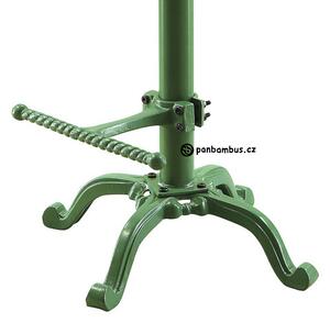 Zelená Retro barová židle TRAKTOR SPECIAL litina