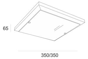 Stropní svítidlo 2xE27/60W/230V