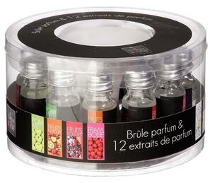 DekorStyle Aroma lampa a sada 12 vonných olejů 10 ml Atmosphera