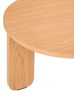 Přírodní Dřevený konferenční stolek Kuvu malý 55 x 55 x 30 cm NOO.MA