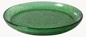 Skleněné snídaňové talíře The Emeralds, 2 ks