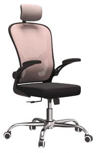 Topeshop Kancelářská otočná židle Dory růžová