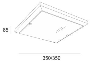 Stropní svítidlo 2xE27/60W/230V