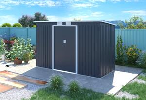 Zahradní domek ZEUS 2B 3,16 m² antracit + podlahová konstrukce ZEUS 2B IWH-10230006 + IWH-10240006
